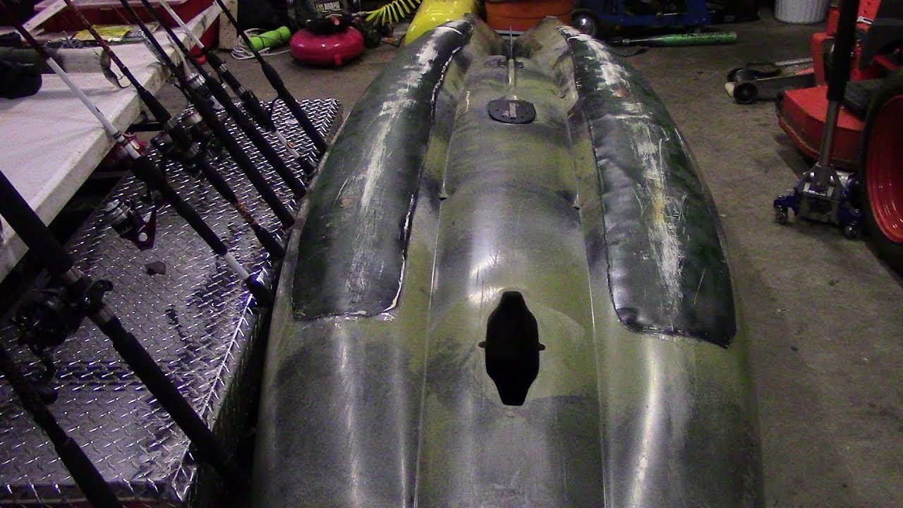 Bottem skid plate for a kayak ( Hobie pro angler 14 ) YouTube