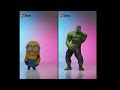 Jungu Dance / Challenge / Badshah / with Minion and Hulk / CGI / mix
