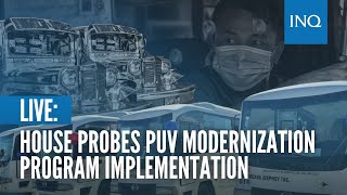 LIVE: House probes PUV modernization program implementation