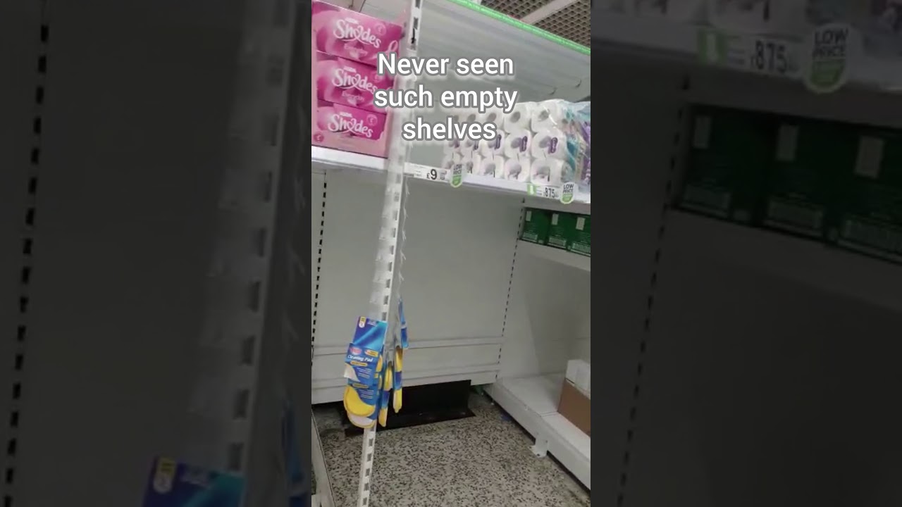 UK 2nd Lockdown and panic buying... never seen such empty shelves