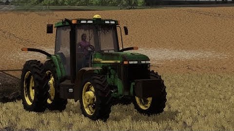 FS19 Field Work Ambience - Chisel Plowing With the John Deere 8410