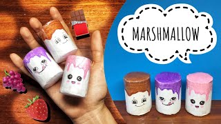 DIY 3D marshmallows paper squishy ( Simple & easy )