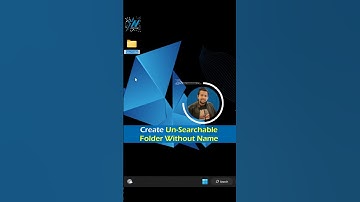 NO BREAK SPACE Alt Code 😮 Create a Folder without any name #shorts