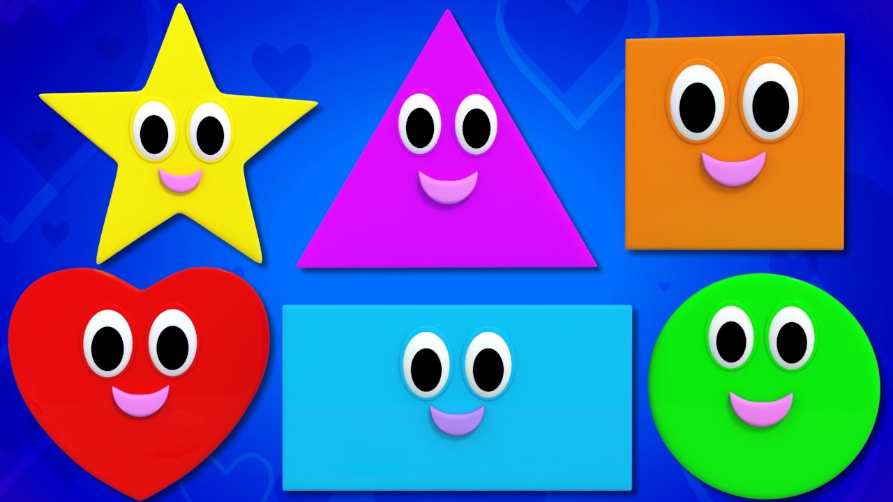 Shapes song  shapes rhymes  we are shapes  shape song  shape songs for kids  Kids TV