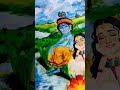 Radha-krishn painting 💞 #painting #trendingshorts