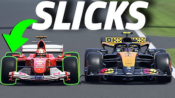 Could The FERRARI F2004 With SLICKS Beat A 2025 F1 Car ?