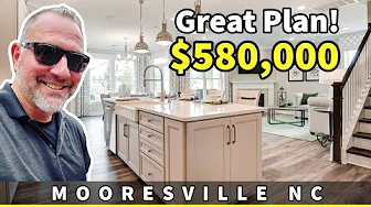 New Homes in Mooresville NC | $580,000 | Lake Norman | The Fenwick Plan