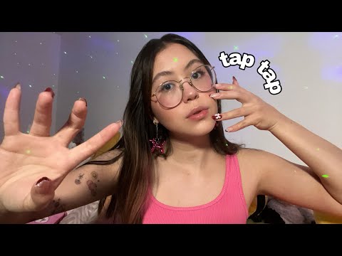 ASMR Invisible Face Tapping and Scratching (Your Face and Mine - Different Textures and Sounds)