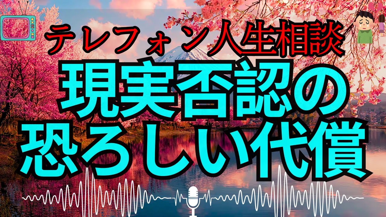 【テレフォン人生相談】現実を否認する代償――心を蝕むエネルギー消耗