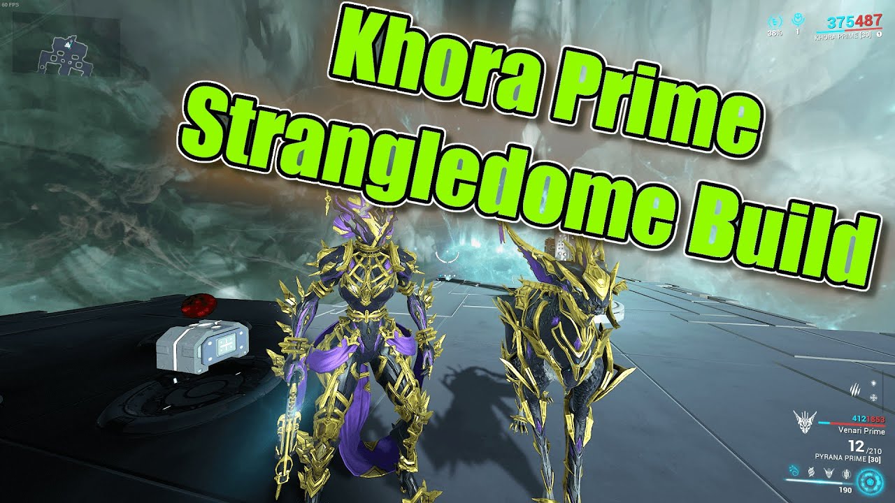 Warframe Khora Prime Strangledome Build (1 Forma) 