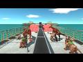 EPIC BATTLE RACE ARBS TREX VS THERIZINOSAURUS