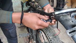 the KTM bike indicator install the Bajaj CT 100