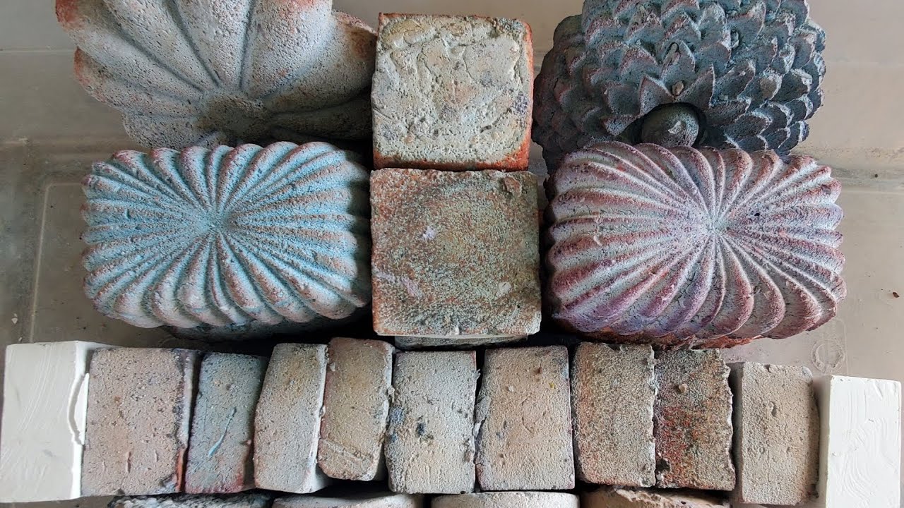 Soft Gym Chalk Reforms | Crispy Fresh Blocks | ASMR | Sleep Aid | Relax - Focus | Oddly Satisfying