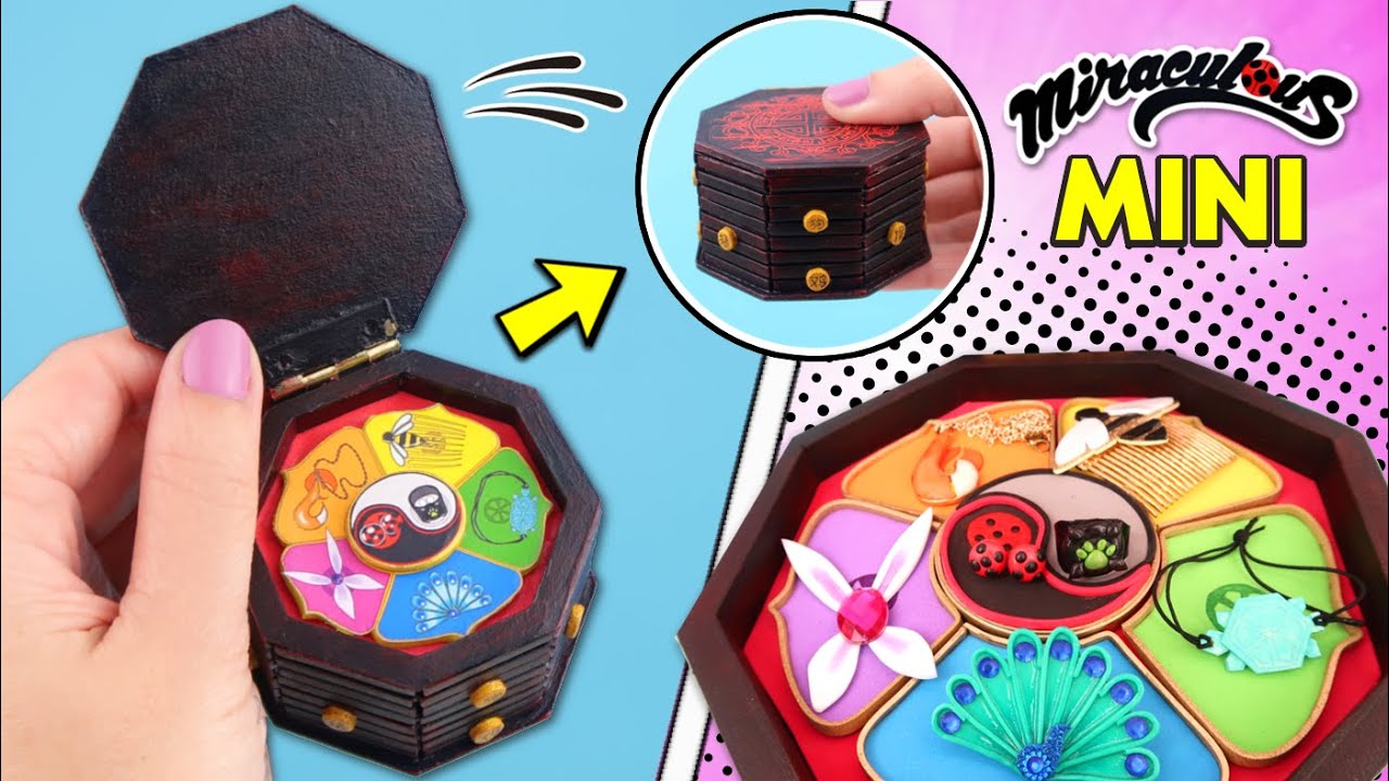 DIY / Tutorial: Marinette Jewelry Box for All Miraculouses of Miraculous  Ladybug by Isa's World 