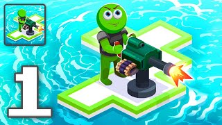 War of Rafts: Crazy Sea Battle - Gameplay Walkthrough Part 1 - Casual Games To Play (iOS, Android)