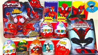 Киндер Сюрпризы Новый Человек Паук,Unboxing Kinder Surprise Avengers Spider Man,Disney Princess Киндер Сюрпризы Новый Человек Паук,Unboxing Kinder Surprise Avengers Spider Man,Disney Princess