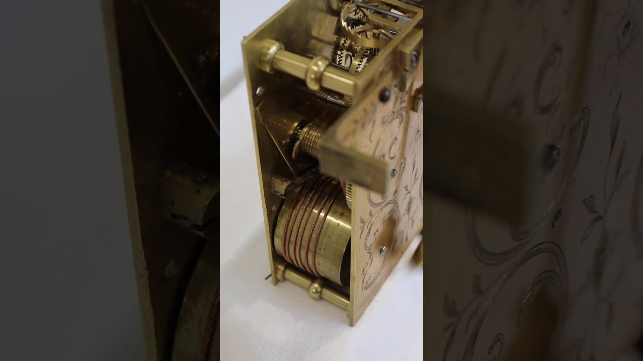 George III Mahogany Verge Table Clock By Smoult Southshields Circa 1780