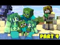 Monster School || Cute Baby Zombie Mermaid Love Story (EPISODE 4) - Minecraft Animation