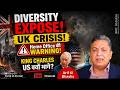 Diversity is dhakosla. Diversity effects in UK. Home office issue warning. King Charles in USA.