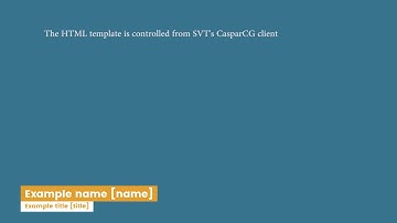 CasparCG HTML template example