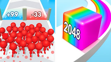 || Count master vs jelly run 2048 || Mobile Gameplay Moment 💯 Satisfying