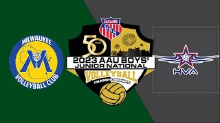 MVC-Jason vs HVA 15 Performance Blue @ 2023 JVA/USA Volleyball Nationals
