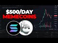 How To Make $500 EVERY Day Trading Solana Meme Coins (Step By Step Tutorial)