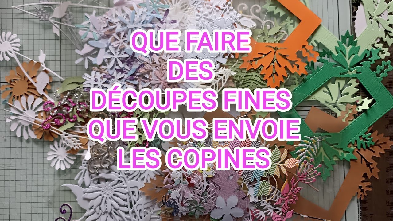 ASTUCES: 2 CARTES SIMPLES POUR UTILISER VOS DÉCOUPES TRÈS FINES 