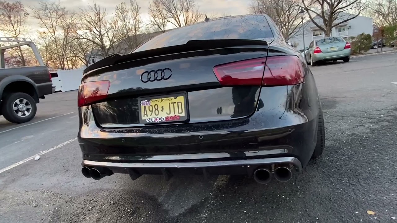 Audi A6 3.0 c7.5 pops and bangs tune 