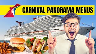 Carnival Panorama Menus & Food Highlights   Included Food & Specialty Dining