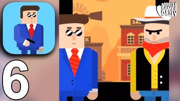 MR BULLET - Chapter 6 Far West - Gameplay Walkthrough Part 6 (iOS Android)