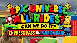 🎢 Can We Ride ALL of Epic Universe? Express Pass vs. Florida Rain!