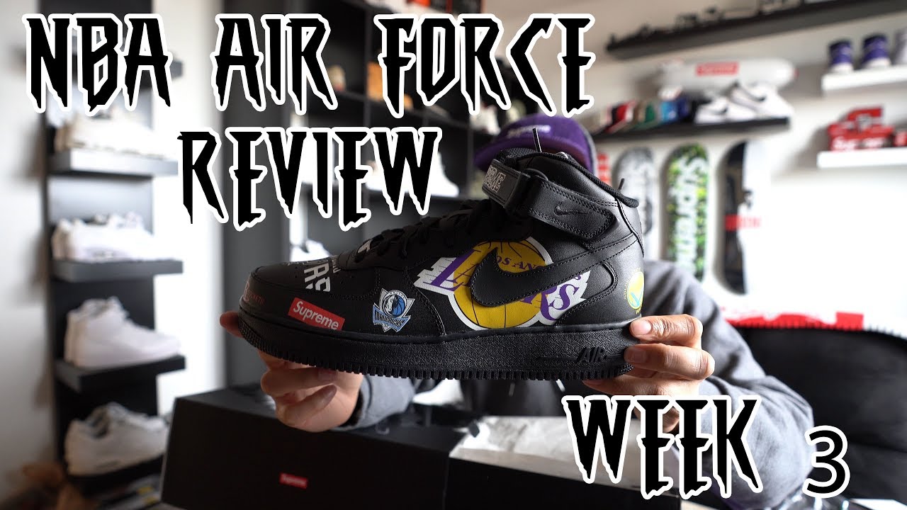 Supreme NBA Air Force 1 Review + SIGG Bottle S/S 18 Week 3