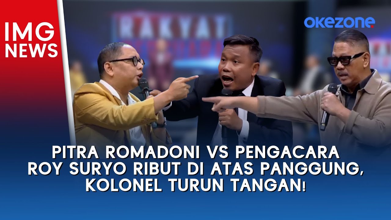 Pitra Romadoni vs Pengacara Roy Suryo Cs Ribut Di Atas Panggung, Kolonel Turun Tangan!