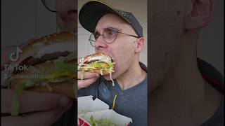 McDonald's Employee eats Big Mac with MELTED MARSHMALLOWS!
