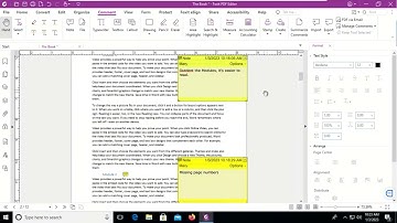 Foxit Working with Comments in a PDF file