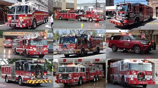 Fire Trucks Responding Compilation  Best Of 2023