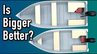 Which Small Boat is a better choice? 12 foot boat or 14 foot jon boat? by Wayne The Boat Guy 45,533 views 7 months ago 11 minutes, 17 seconds