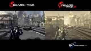 Gears 1 & 2 GRIDLOCK Map Comparison