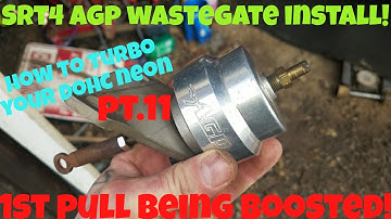 Agp wastegate install (How to turbo your dohc neon pt. 11)