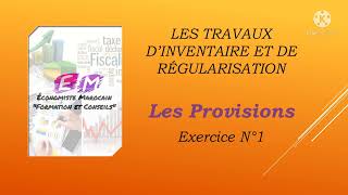 Provisions: Exercice 1