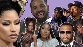 Drake Plays Chess! 50 Cent Shades Jay Z, Nicki Tells Truth Again! Meg Scared of Doechii 