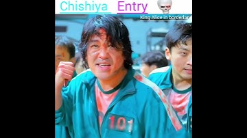 chishiya entry in squid game #funk #aliceinborderland #edit #viral #shorts