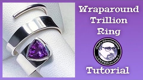 Making An Amethyst Trillion Wraparound Ring: A Silversmithing Tutorial