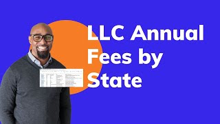 LLC Annual Fees By State in 2020