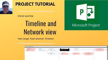 How to use the Network, Timeline and Team Planner views in Microsoft Project