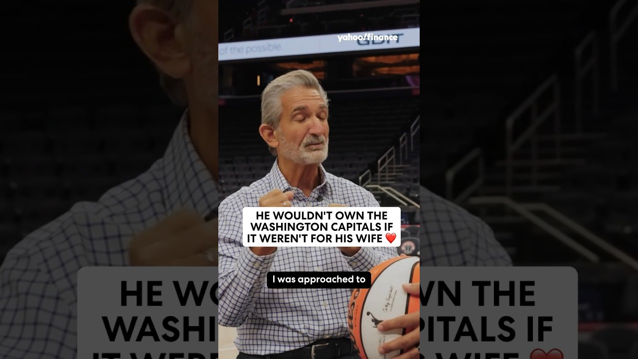 Ted Leonsis wouldn't own the Washington Capitals if it wasn't for his wife. ❤️