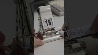 Details Turn around, look forward to it every day #calendar#desk calendar #perpetual calendar #shorts Guide