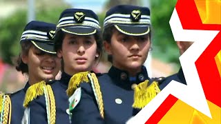 ЖЕНСКИЕ ВОЙСКА АЛЖИРА ★ WOMEN'S TROOPS OF ALGERIA ★ Military parade