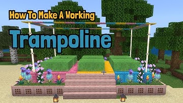 How to Make a Trampoline in Minecraft - Easy Tutorial!